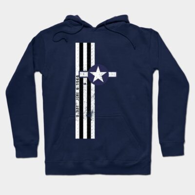 Army Air Corps D Day Invasion Stripes Vintage Hoodie Official Army Merch