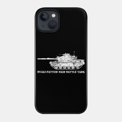 M60A3 Patton Us Army Tank Cutout Silhouette Gift Phone Case Official Army Merch