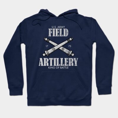 Us Army Field Artillery Distressed Hoodie Official Army Merch