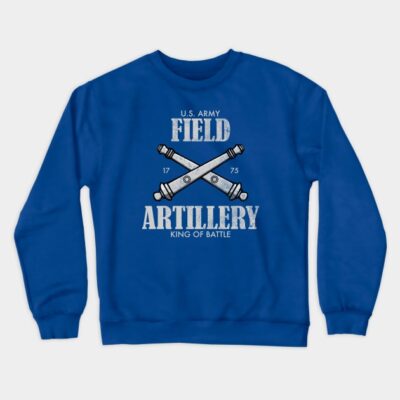 Us Army Field Artillery Distressed Crewneck Sweatshirt Official Army Merch