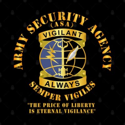 Army Security Agency Dui Always Vigilante Phone Case Official Army Merch