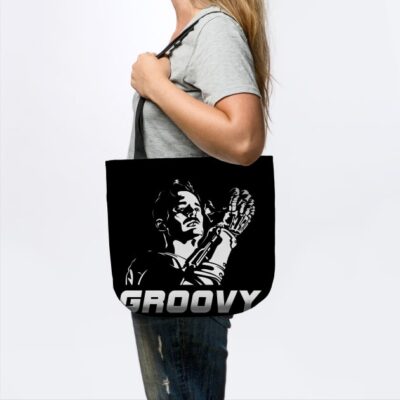 Army Of Darkness Groovy Ash Williams Bruce Campbel Tote Official Army Merch