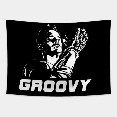 Army Of Darkness Groovy Ash Williams Bruce Campbel Tapestry Official Army Merch