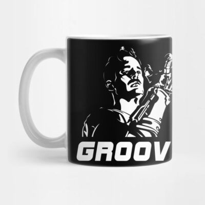 Army Of Darkness Groovy Ash Williams Bruce Campbel Mug Official Army Merch