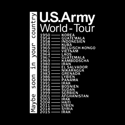 The Us Army World Tour Tapestry Official Army Merch