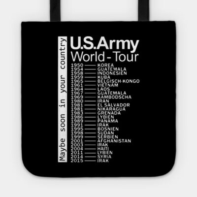 The Us Army World Tour Tote Official Army Merch