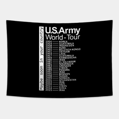 The Us Army World Tour Tapestry Official Army Merch