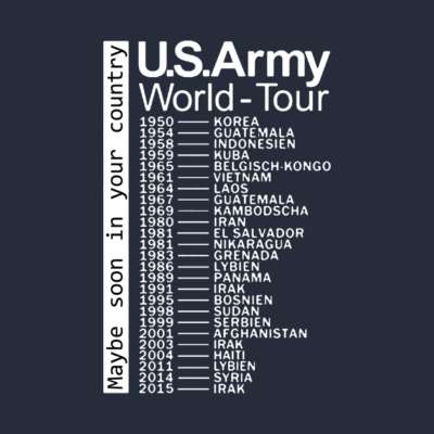 The Us Army World Tour Crewneck Sweatshirt Official Army Merch