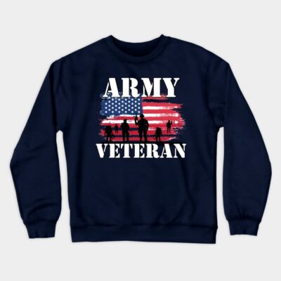 Army Veteran Crewneck Sweatshirt Official Army Merch