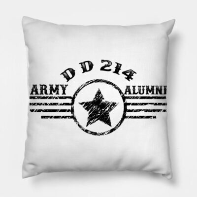 Dd214 Alumni Army Throw Pillow Official Army Merch