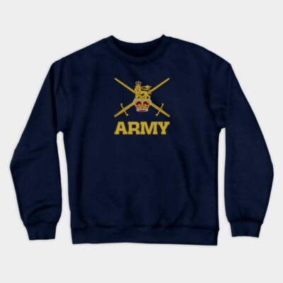 British Army Logo Crewneck Sweatshirt Official Army Merch