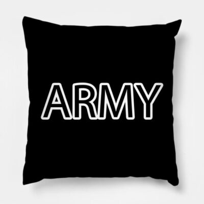 Army Throw Pillow Official Army Merch