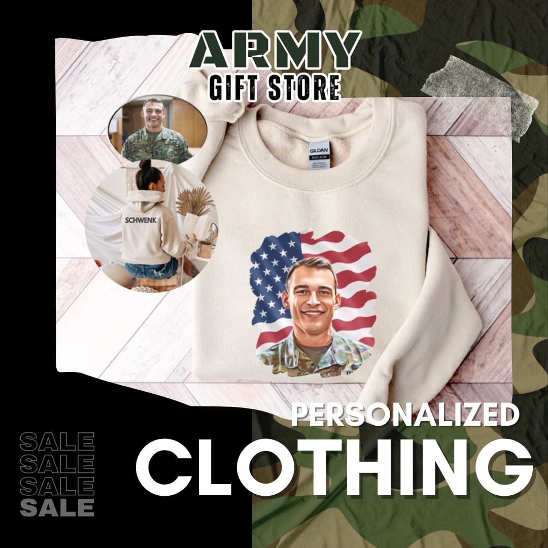 Army Gift Store personalized clothing collection