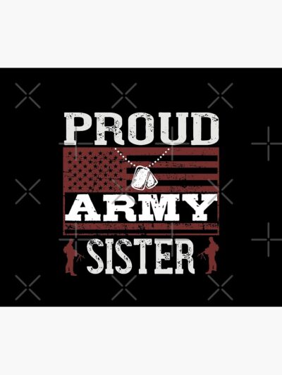 Proud Army Sister Tapestry Official Army Merch