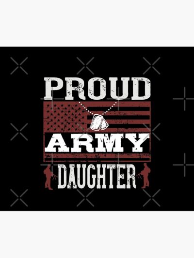 Proud Army Daughter Tapestry Official Army Merch