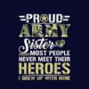 Army  Veteran Proud Us Army Sister Shirt Military Pride Tote Bag Official Army Merch