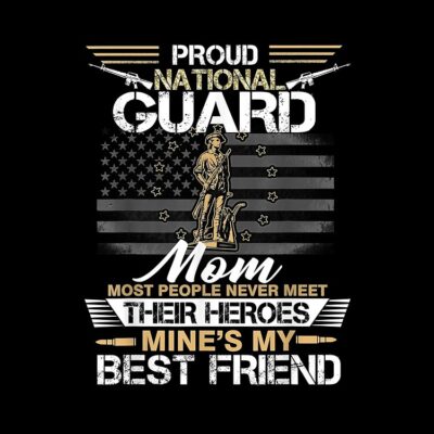 Proud Army National Guard Mom Flag U S Tote Bag Official Army Merch