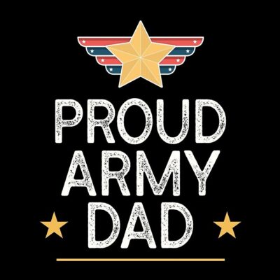 Proud Army Dad Tote Bag Official Army Merch