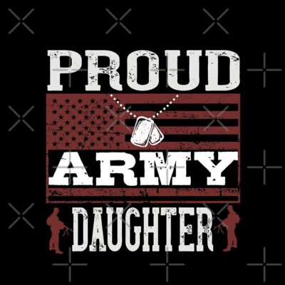 Proud Army Daughter Tote Bag Official Army Merch