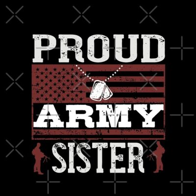 Proud Army Sister Tote Bag Official Army Merch