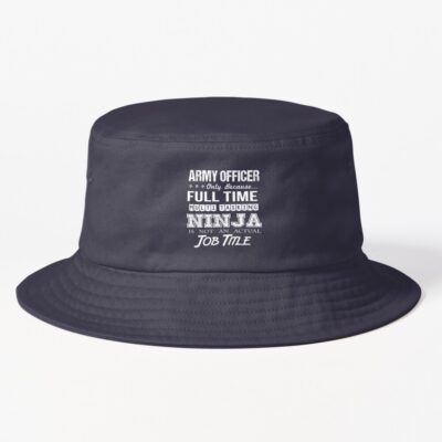 Army Officer - Multitasking Ninja Bucket Hat Official Army Merch