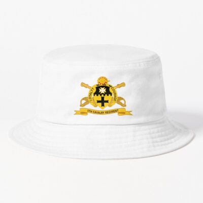 Army  - 5Th Cavalry Regiment W Br - Ribbon Bucket Hat Official Army Merch