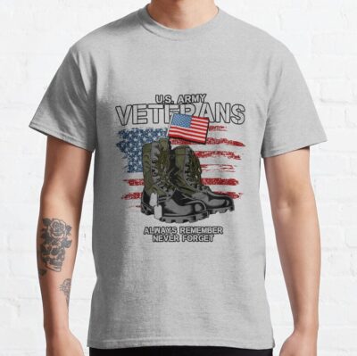 Army Veteran Illustration T-Shirt Official Army Merch