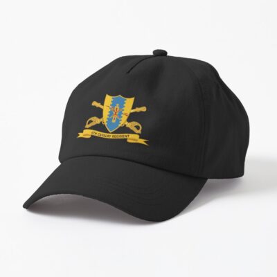 Army - 4Th Cavalry Regiment W Br - Ribbon Cap Official Army Merch