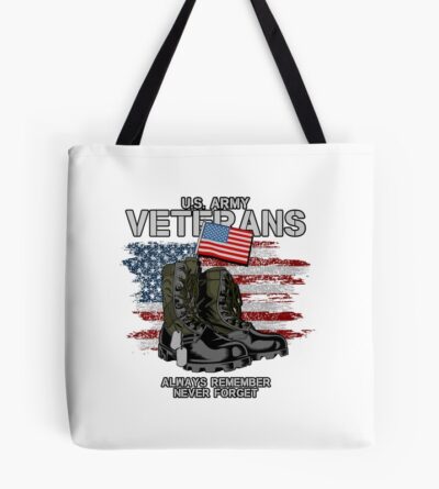 Army Veteran Illustration Tote Bag Official Army Merch