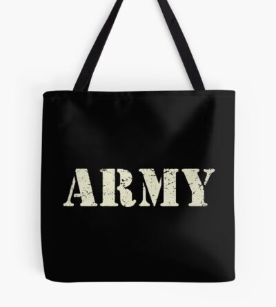 Army Usa Army Retro Tote Bag Official Army Merch