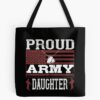 Proud Army Daughter Tote Bag Official Army Merch