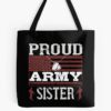 Proud Army Sister Tote Bag Official Army Merch