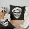 Military Skull Throw Pillow Official Army Merch