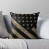 U.S. Flag: Military Camouflage Throw Pillow Official Army Merch