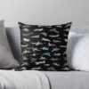 Modern Military Airplanes Throw Pillow Official Army Merch