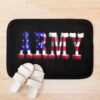 Usa Flag Army Design Bath Mat Official Army Merch