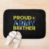 Proud Army Brother Shirt Army Brother Gift Military Brother Shirt Army Blue Camouflage Shirt Soldier Bro Custom Army Family Graduation Shirt Bath Mat Official Army Merch