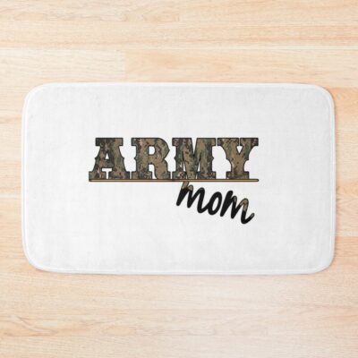 Army Mom  , Army Ocp, Army Mom Shirts, Gift For Army Mom, Us Army Gifts, Army Camo , Army Mom Gift, Gift For Army Mothers Bath Mat Official Army Merch