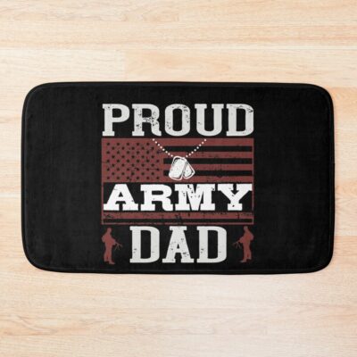 Proud Army Dad Bath Mat Official Army Merch