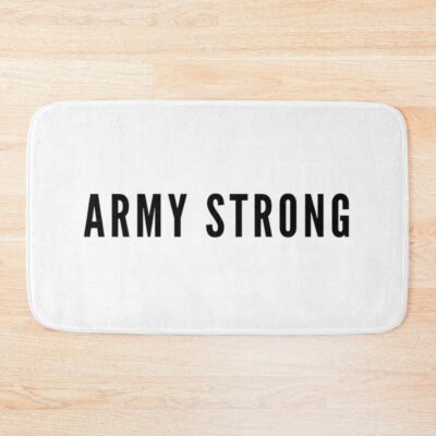 Army Strong Bath Mat Official Army Merch