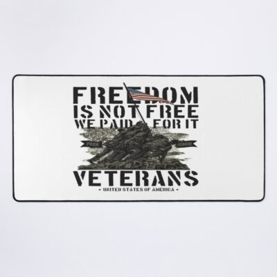 Army Veteran Illustration Mouse Pad Official Army Merch