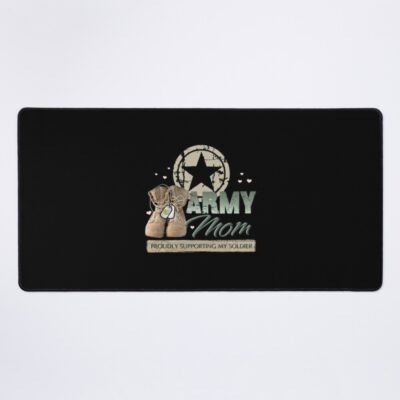 Army Mom Supporting Mouse Pad Official Army Merch