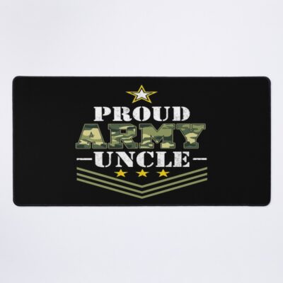 Proud Army Uncle Tshirt Military Gift Mouse Pad Official Army Merch