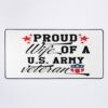 Proud Wife Us Army Veteran - Veteran Wife Mouse Pad Official Army Merch