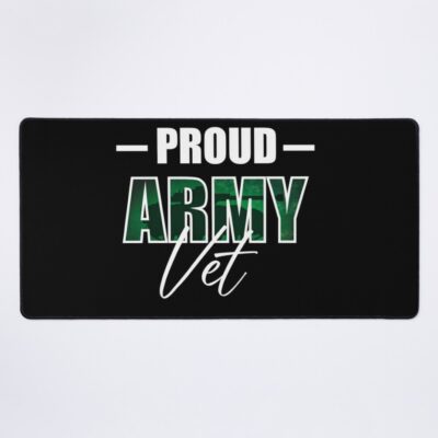 Proud Army Vet Mouse Pad Official Army Merch