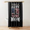 Usa Proud Army Mom Pride Gift Shower Curtain Official Army Merch