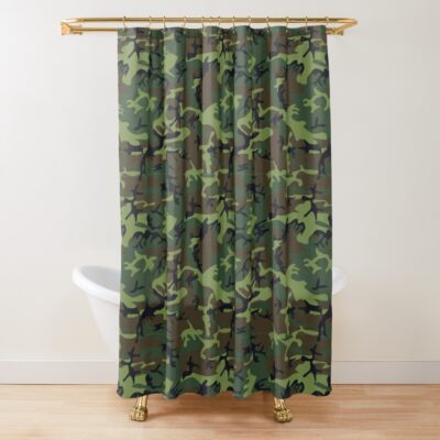 Army Decoration - Army Shower Curtain Official Army Merch