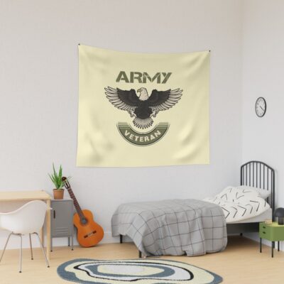 Us Army ,Proud Army Veteran ,United States Army Tapestry Official Army Merch