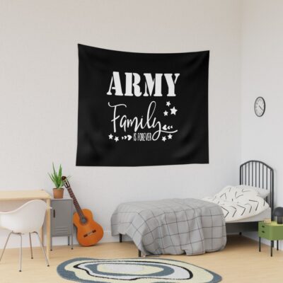 Army Family Is Forever Tapestry Official Army Merch