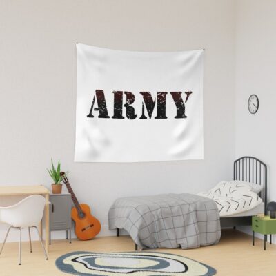 Army Usa Army Retro Tapestry Official Army Merch